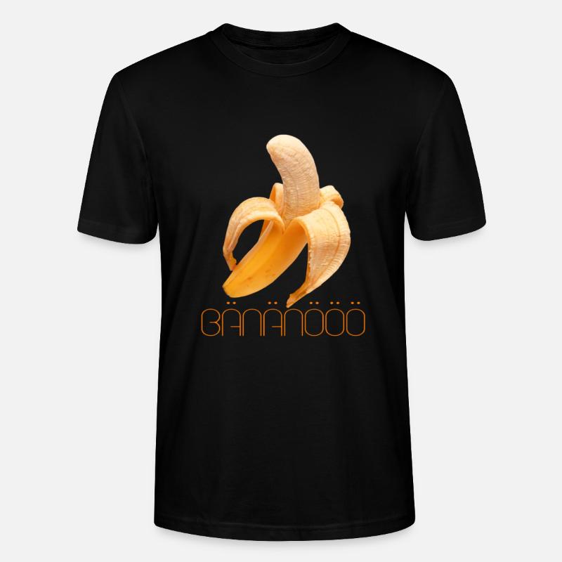 Banane - Stanley/Stella Unisex Bio-T-Shirt CRAFTER - Schwarz