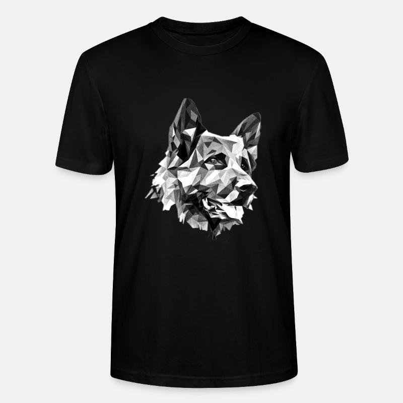 Schäferhund - Stanley/Stella Unisex Bio-T-Shirt CRAFTER - Schwarz