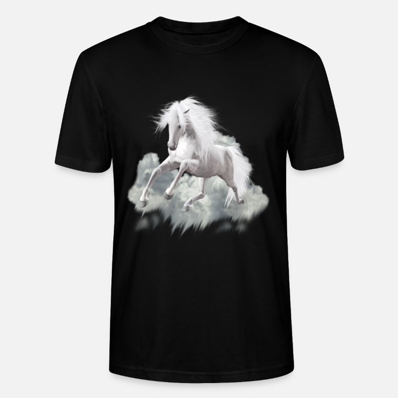 Cheval blanc - cheval blanc - T-shirt bio CRAFTER Stanley Stella Unisexe - noir