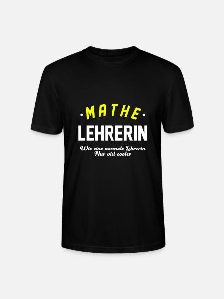 Mathe Lehrerin - Stanley/Stella Unisex Bio-T-Shirt CRAFTER - Schwarz