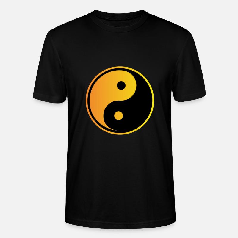 yin - yang - T-shirt bio CRAFTER Stanley Stella Unisexe - noir