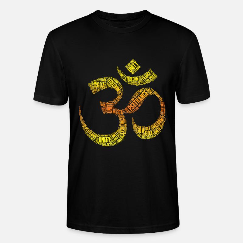 Ohm Psytrance - Stanley/Stella Unisex Bio-T-Shirt CRAFTER - Schwarz