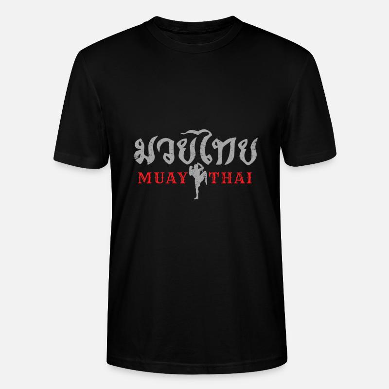 Muay Thai - Stanley/Stella Unisex Bio-T-Shirt CRAFTER - Schwarz