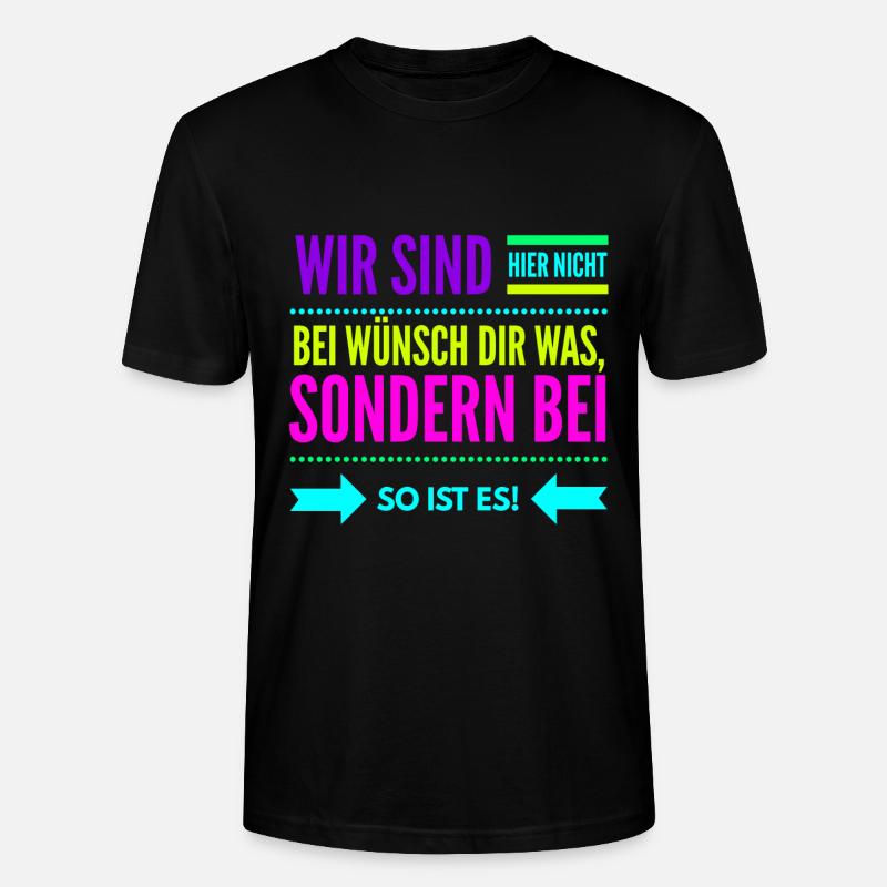 So Ist Es Geschenkidee - Stanley/Stella Unisex Bio-T-Shirt CRAFTER - Schwarz