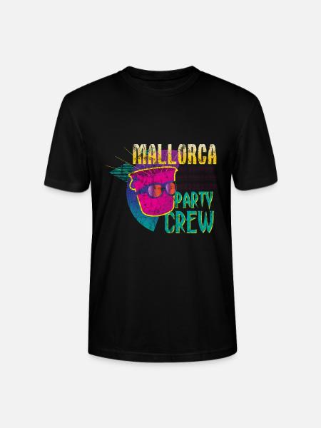 Mallorca party crew - Stanley/Stella CRAFTER Unisex Organic T-Shirt - black