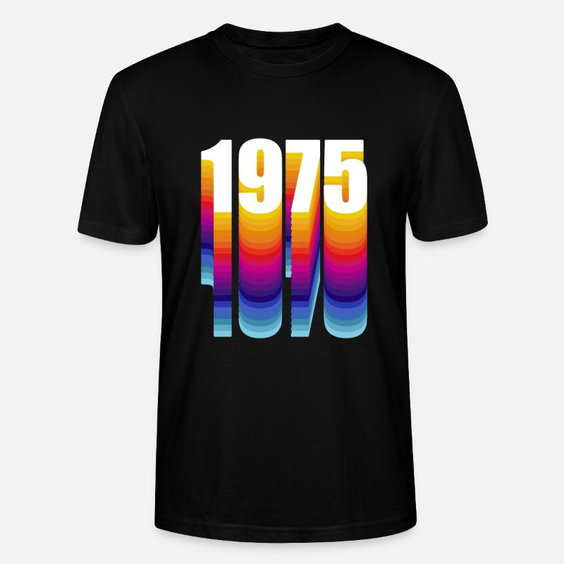 1975 - T-shirt bio CRAFTER Stanley Stella Unisexe - noir