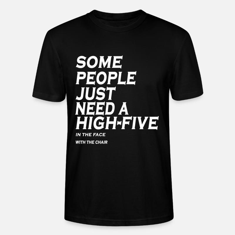 High Five - Stanley/Stella Unisex Bio-T-Shirt CRAFTER - Schwarz