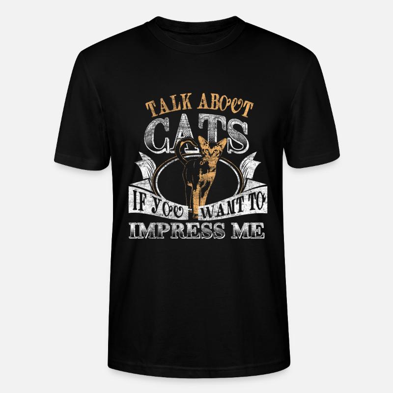 Chat Chats - T-shirt bio CRAFTER Stanley Stella Unisexe - noir