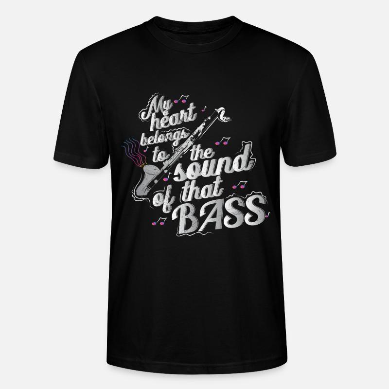 Cadeau clarinette basse - T-shirt bio CRAFTER Stanley Stella Unisexe - noir