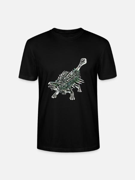 Ankylosaurus - Stanley/Stella CRAFTER Unisex Organic T-Shirt - black