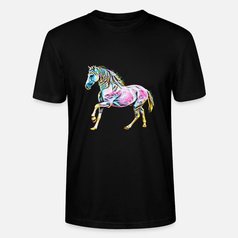 Cheval - T-shirt bio CRAFTER Stanley Stella Unisexe - noir