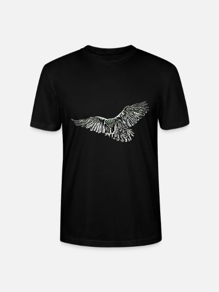 Adler - Stanley/Stella Unisex Bio-T-Shirt CRAFTER - Schwarz