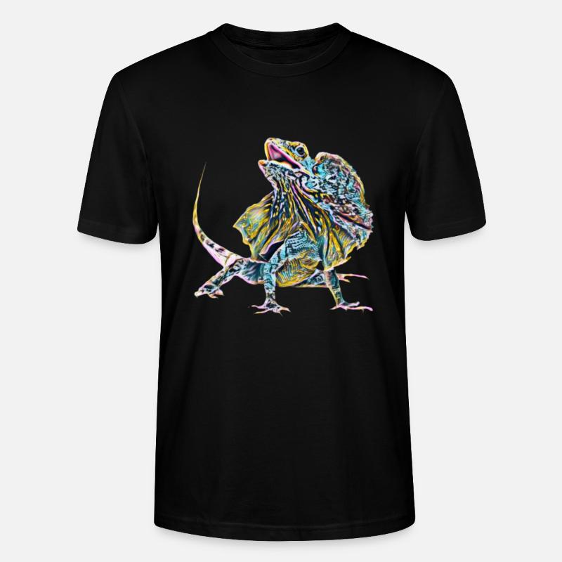 Kragenechse - Stanley/Stella Unisex Bio-T-Shirt CRAFTER - Schwarz