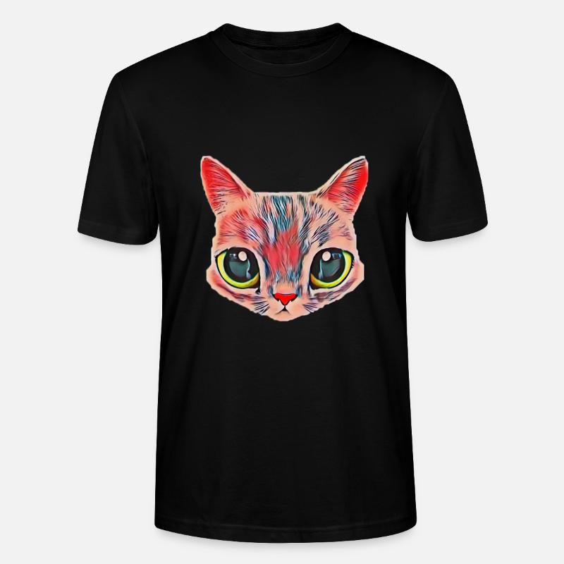Chat - T-shirt bio CRAFTER Stanley Stella Unisexe - noir