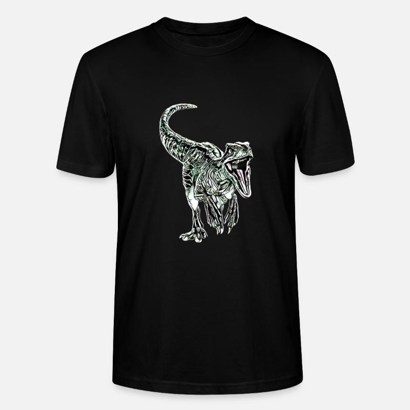 Velociraptor - Stanley/Stella CRAFTER Unisex Organic T-Shirt - black