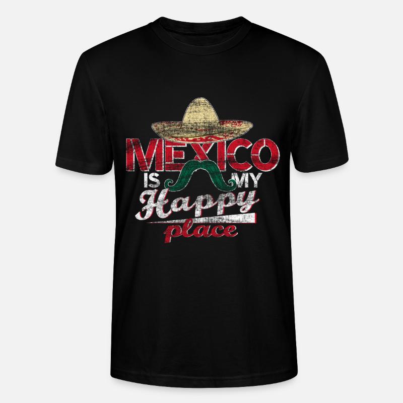 Mexiko Geschenkidee - Stanley/Stella Unisex Bio-T-Shirt CRAFTER - Schwarz