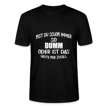 Selbstverliebt Spaß Spruch - Stanley/Stella Unisex Bio-T-Shirt CRAFTER - Schwarz - Vorne - Alina (178cm) & Michal (187cm)