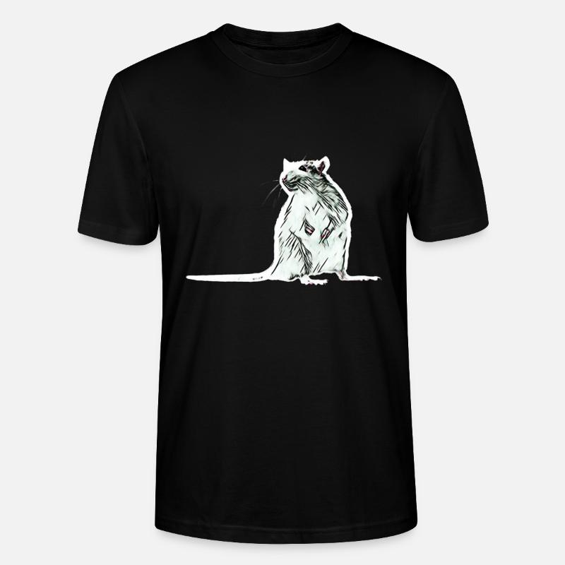 Ratte - Stanley/Stella Unisex Bio-T-Shirt CRAFTER - Schwarz