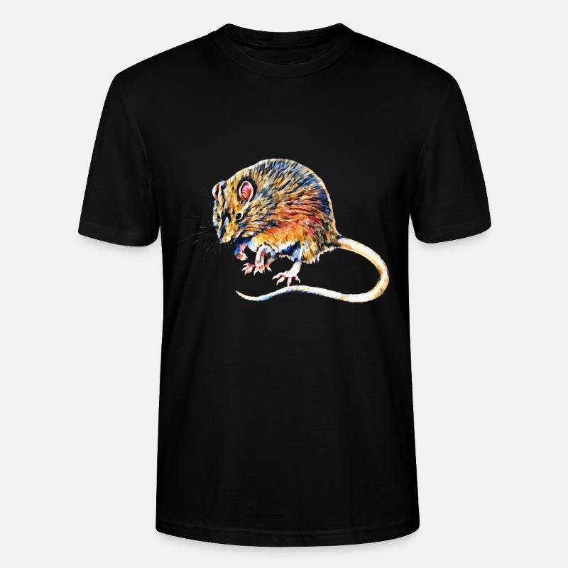 Ratte - Stanley/Stella Unisex Bio-T-Shirt CRAFTER - Schwarz