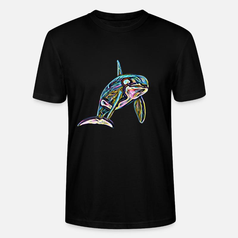 Orca - T-shirt bio CRAFTER Stanley Stella Unisexe - noir