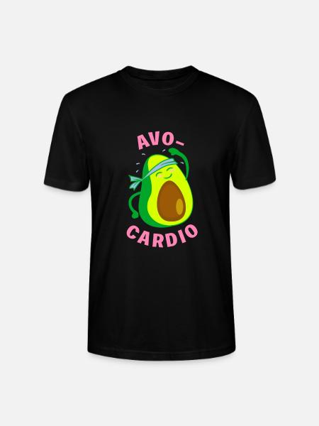 Avo Cardio - Stanley/Stella Unisex Bio-T-Shirt CRAFTER - Schwarz