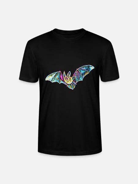 bat - Stanley/Stella CRAFTER Unisex Organic T-Shirt - black