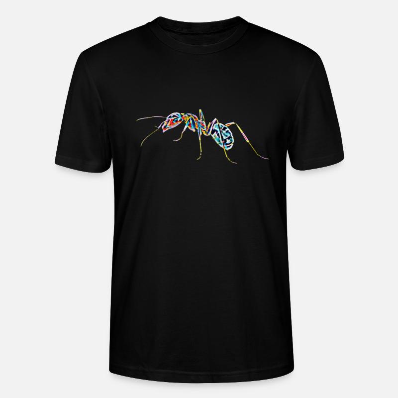 Ameise - Stanley/Stella Unisex Bio-T-Shirt CRAFTER - Schwarz