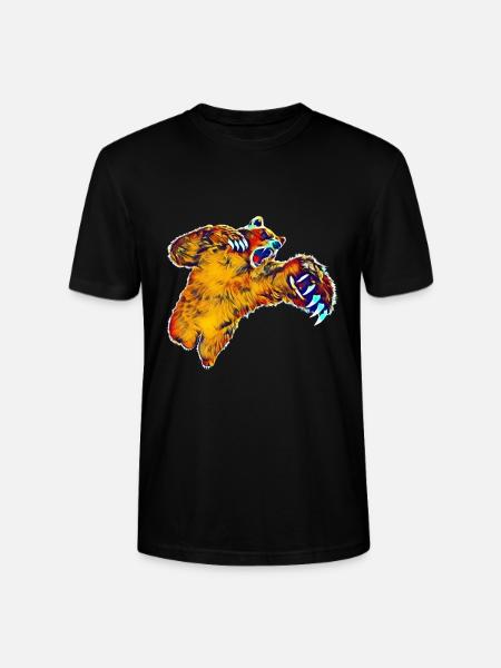 Grizzly - Stanley/Stella CRAFTER Unisex Organic T-Shirt - black