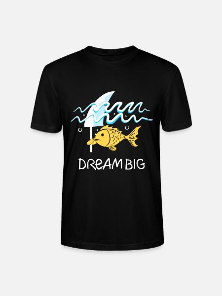 Dream Bigger - Stanley/Stella CRAFTER Unisex Organic T-Shirt - black