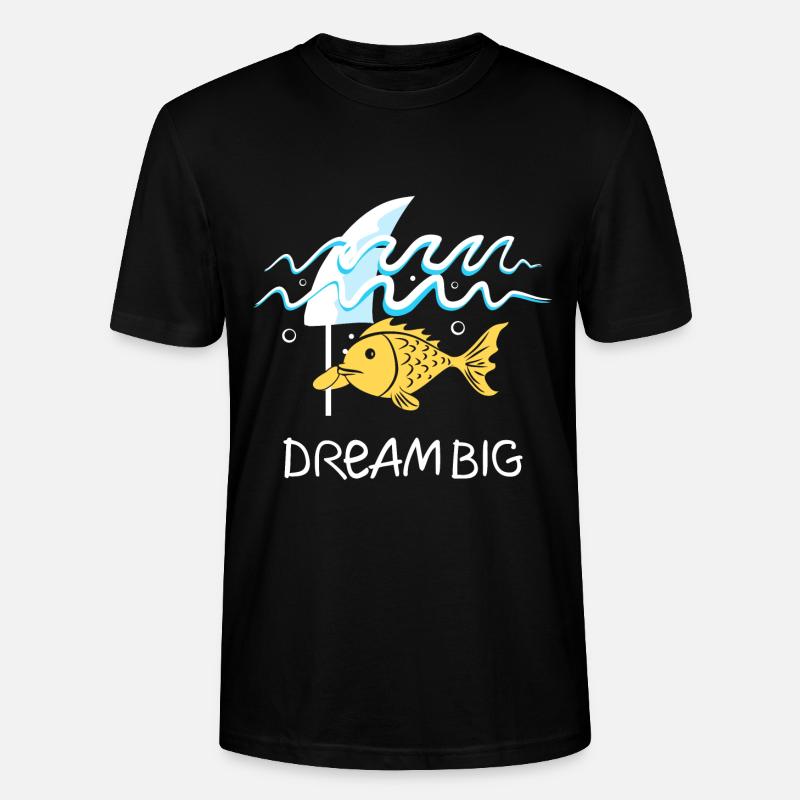 Dream Bigger - Stanley/Stella Unisex Bio-T-Shirt CRAFTER - Schwarz