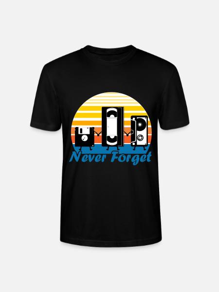Never Forget - Stanley/Stella Unisex Bio-T-Shirt CRAFTER - Schwarz