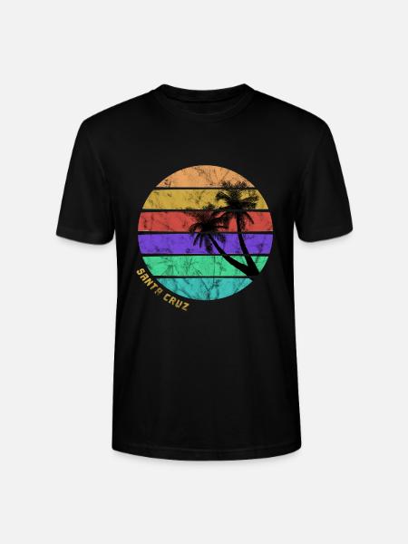 Santa Cruz Beach - Stanley/Stella CRAFTER Unisex Organic T-Shirt - black
