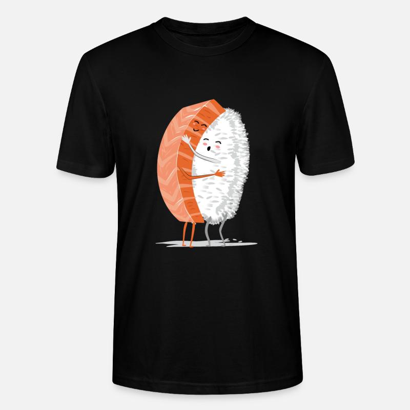 Amour de sushi - T-shirt bio CRAFTER Stanley Stella Unisexe - noir