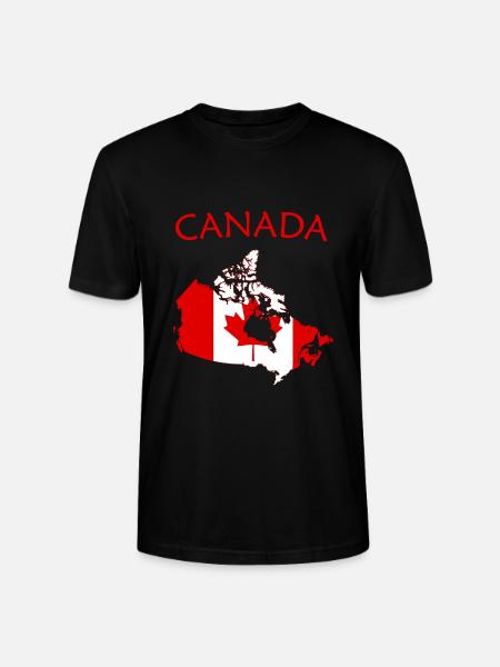 canada from the "country" collection - Stanley/Stella CRAFTER Unisex Organic T-Shirt - black