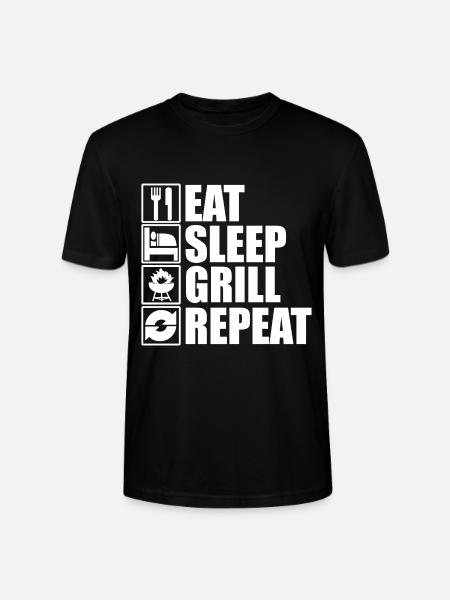 GRILLING - Stanley/Stella CRAFTER Unisex Organic T-Shirt - black