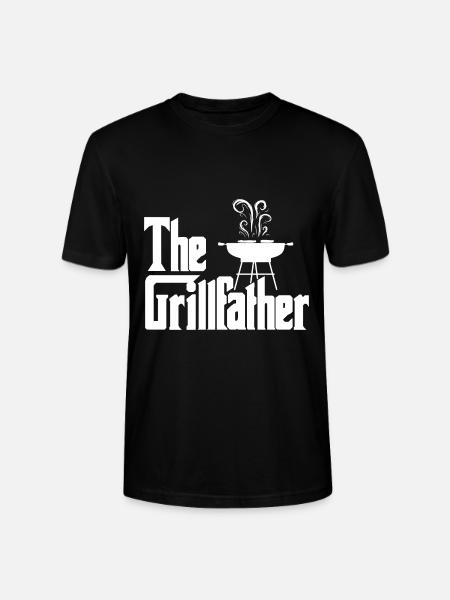 The Grillfather - Stanley/Stella CRAFTER Unisex Organic T-Shirt - black