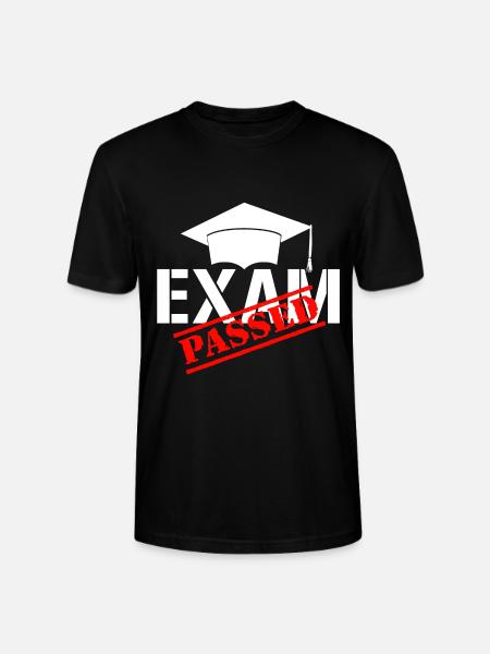 Exam passed. - Stanley/Stella CRAFTER Unisex Organic T-Shirt - black