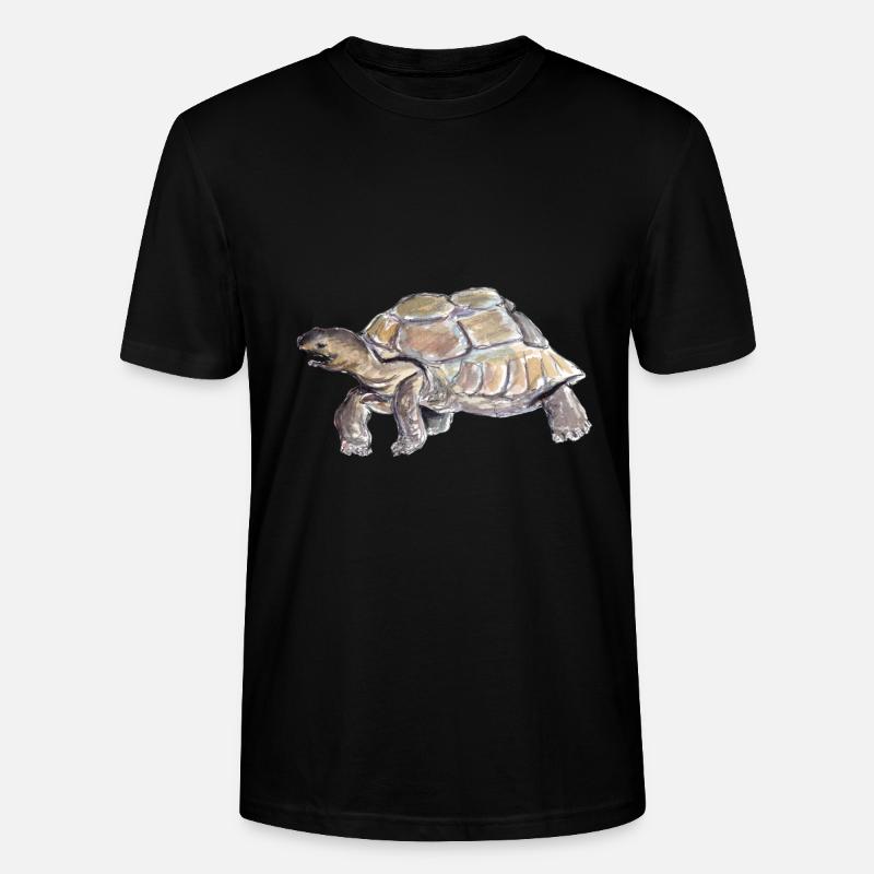 Schildkröte - Stanley/Stella Unisex Bio-T-Shirt CRAFTER - Schwarz