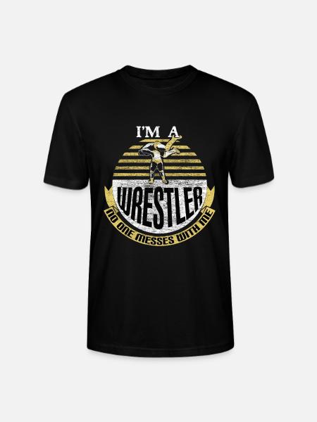 Wrestling Ringer - Stanley/Stella Unisex Bio-T-Shirt CRAFTER - Schwarz