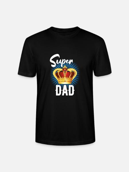 Superpapa! - Stanley/Stella Unisex Bio-T-Shirt CRAFTER - Schwarz