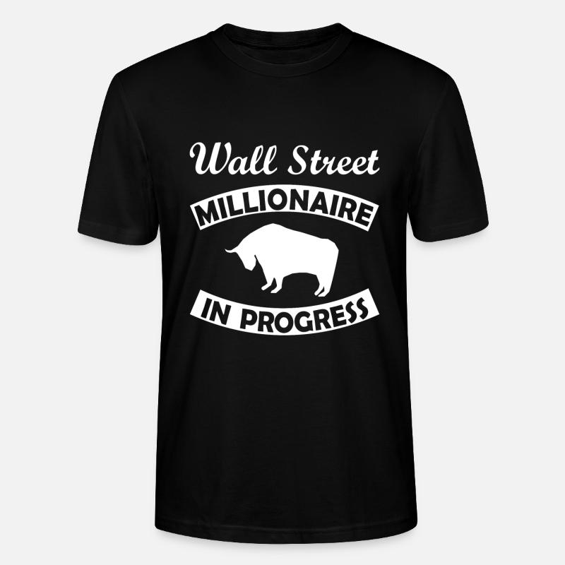 Wall Street - Stanley/Stella Unisex Bio-T-Shirt CRAFTER - Schwarz
