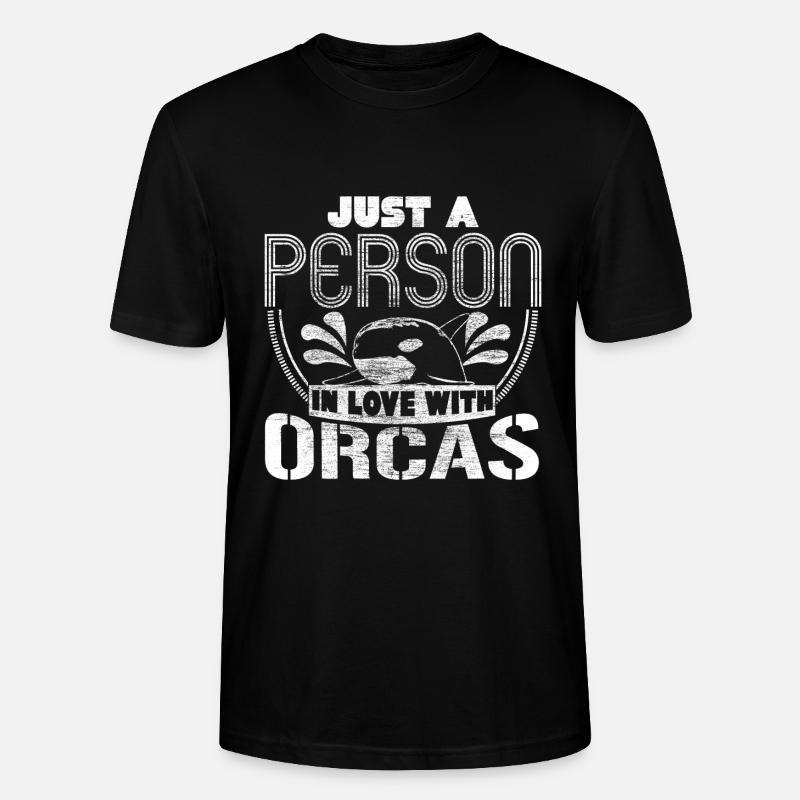 Orques animaux cadeau - T-shirt bio CRAFTER Stanley Stella Unisexe - noir