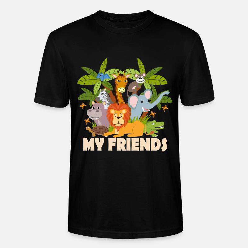Freunde - Stanley/Stella Unisex Bio-T-Shirt CRAFTER - Schwarz