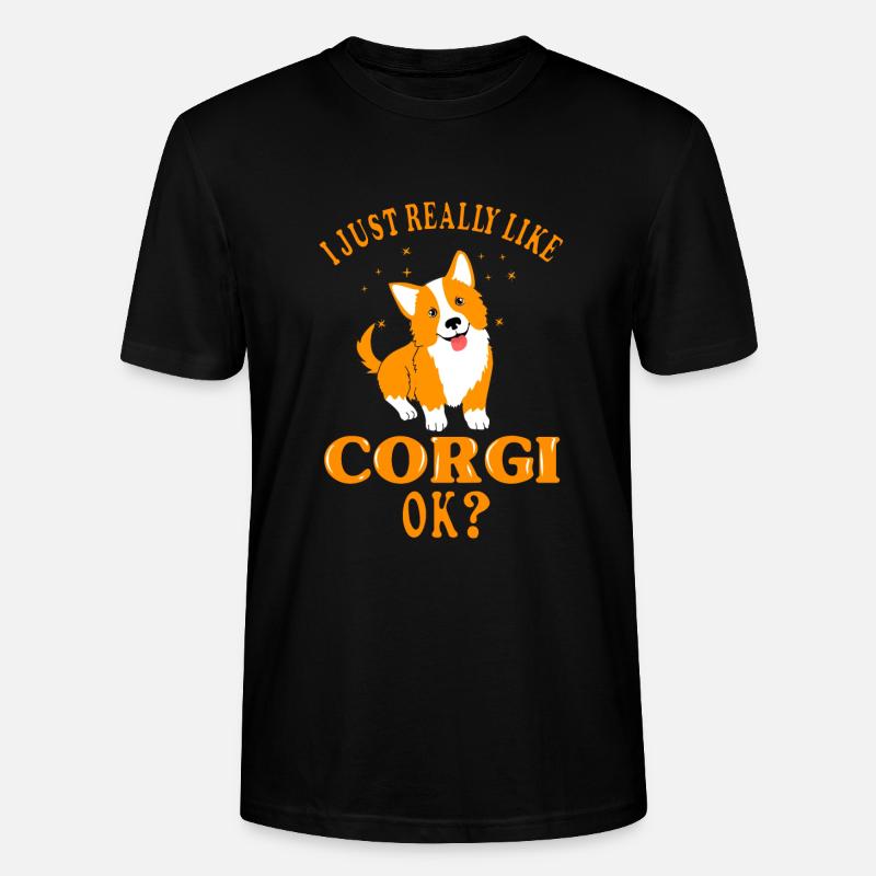 Corgi - Stanley/Stella Unisex Bio-T-Shirt CRAFTER - Schwarz