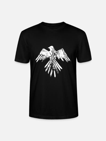 Viking Raven - Stanley/Stella CRAFTER Unisex Organic T-Shirt - black