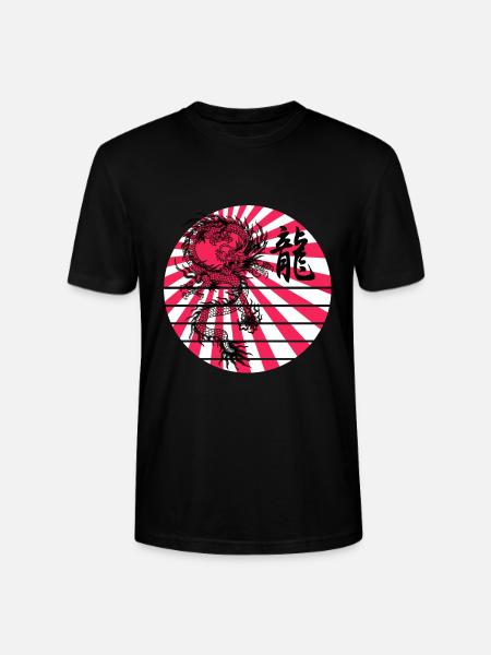 Dragon ryu - Stanley/Stella CRAFTER Unisex Organic T-Shirt - black