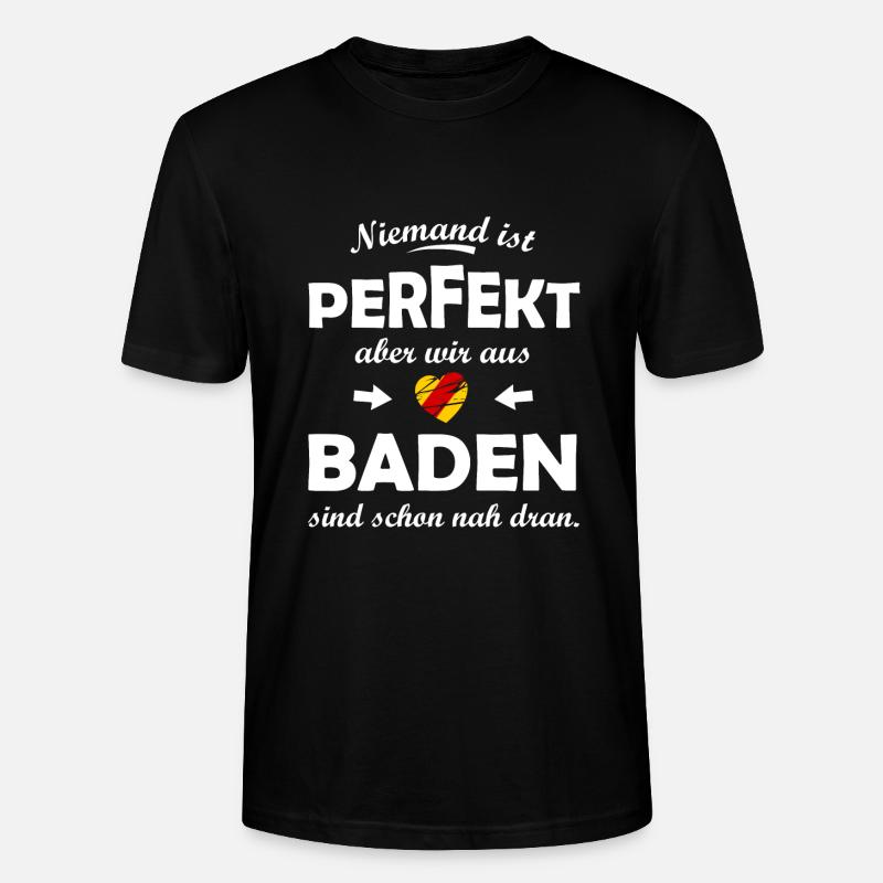 Parfait de Baden - T-shirt bio CRAFTER Stanley Stella Unisexe - noir