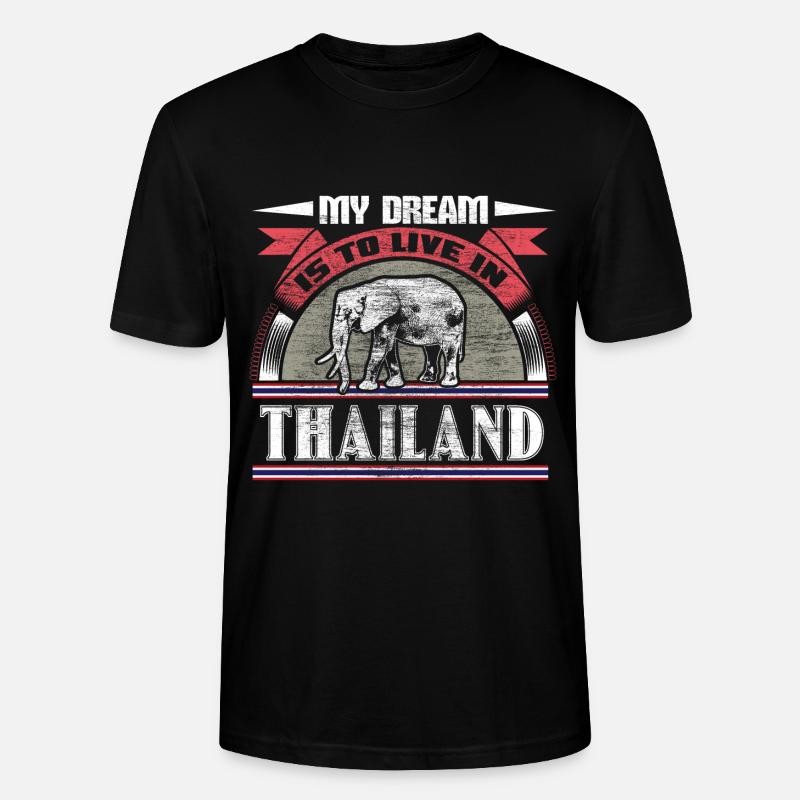 Thailand - Stanley/Stella Unisex Bio-T-Shirt CRAFTER - Schwarz