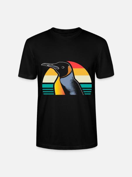 Pinguin Südpol Seevogel - Stanley/Stella Unisex Bio-T-Shirt CRAFTER - Schwarz