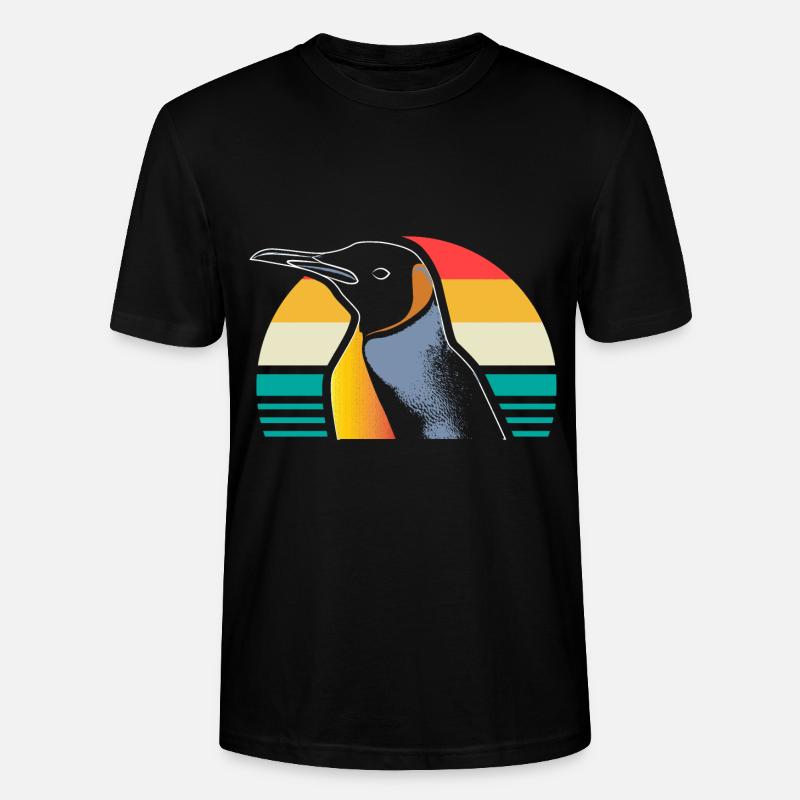 Pinguin Südpol Seevogel - Stanley/Stella Unisex Bio-T-Shirt CRAFTER - Schwarz